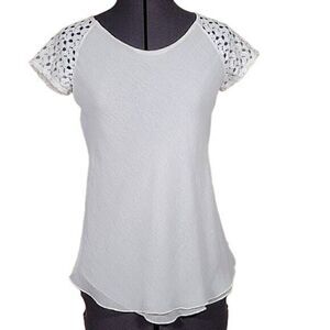 Kokoon Sheer Layered Blouse Sz XS